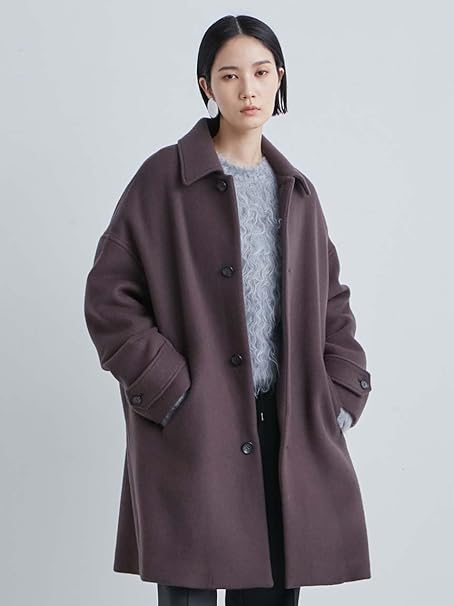 ミースロエ MIESROHE ミドル丈ステンカラーコート 0サイズ Amazon | [ミースロエ] ミドル丈ステンカラーコート MWFC245017