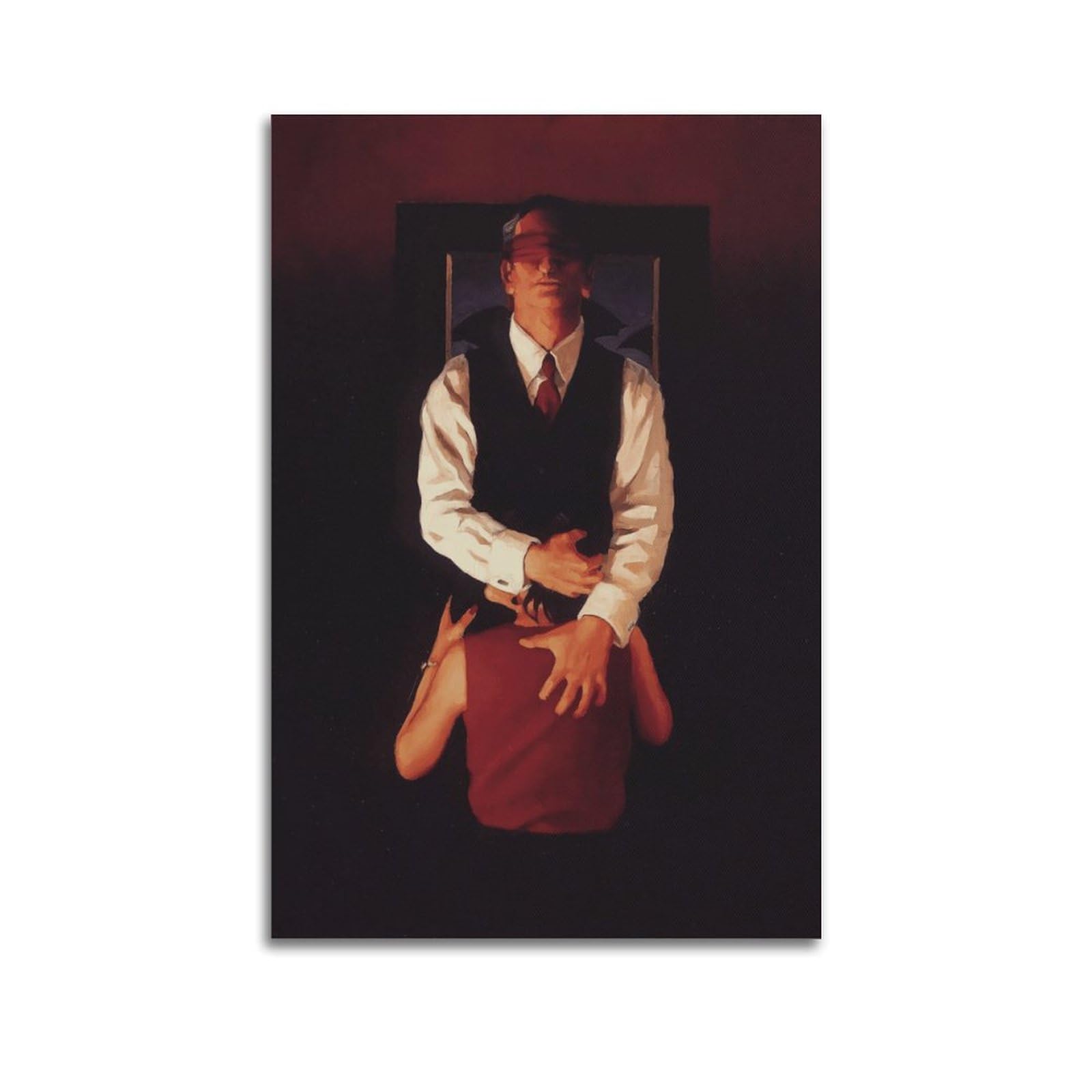 RedMush Jack Vettriano Art Poster (52) Canvas Poster Wall Art Decor Print Picture Paintings for Living Room Bedroom Decoration Unframe-style 20x30inch(50x75cm)