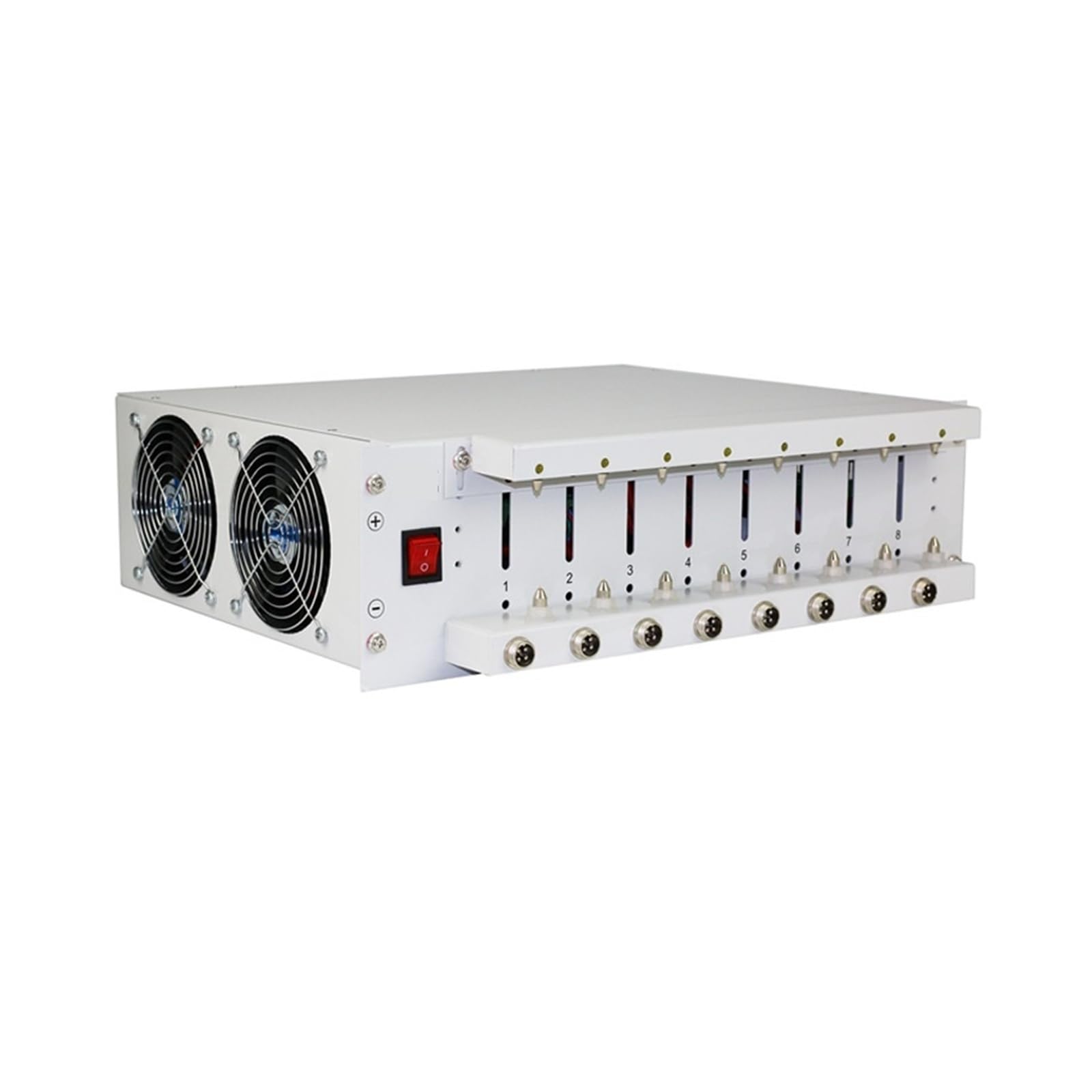 probador de batería, Comprobador de capacidad batería litio 8 canales EBC-X Prueba envejecimiento cíclico 10 A y carga descarga(Without holder-01)