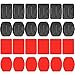Neewer 24 Piezas Pegatina Adhesiva Almohadilla para Casco - 12 Monturas Planas y 12 Planas para GoPro Hero 7 6 5 4 3+ 3 2 SJ4000 5000 6000 DBPOWER AKASO APEMAN Rollei Lightdow y Sony Sports DV y Más