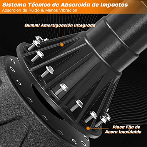 Dripex Saco de Boxeo de Pie para Adultos, 178cm Saco de Arena para Adultos MMA Karate Fitness Kickboxing, Resortes Amortiguador, Rellenable de Arena 80kg /Agua 60kg (12 Ventosas) - imagen 2