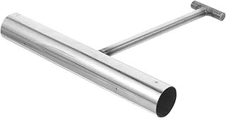 MUCKLILY Manhole Cover Hook Handy Hook Lifting Tool Heavy Duty Lifting Hooks Drain Cover Pull Hook Storm Drain Cover Lifter Well Cover Hook Manhole t Hook Trampoline Metal Stainless Steel