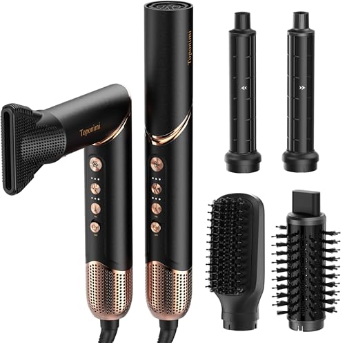 5-in-1 Auto Wrap Air Hair Styler & Dryer: Fast Drying, Frizz-Free Multi-Styling Tool for High-Speed Curling and Straightening