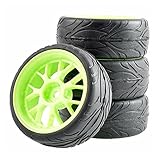 Control de conducción mejorado: Estos neumáticos de carreras para coches de radiocontrol mejoran la estabilidad direccional al formar un patrón de contacto definido que facilita una conducción segura en diversas superficies. Al actuar como neumáticos de coche de control remoto, ayudan a mantener transiciones de movimiento más suaves y un manejo más predecible durante maniobras rápidas.