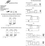 greenandco® gc-200MCS dodatkowy moduł sterujący ściemnianiem do cyfrowego ściemniacza głównego gc-200MCM, biały