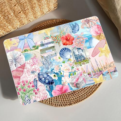 Image of AKIT for MacBook Air 15 inch Case M5 M4 M3 M2 Chip 2026-2023, Sea Turtle | A3448 A3241 A3114 A2941,Funny Unique Pattern Hard Shell Laptop Case+Keyboard Cover+Screen Protector for MacBook Air 15 inch