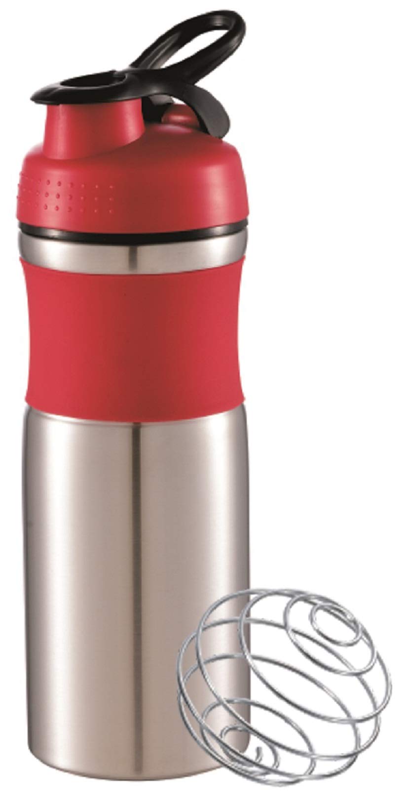 SignorawareStainless Steel Rock Shaker Bottle (750ml, Red)