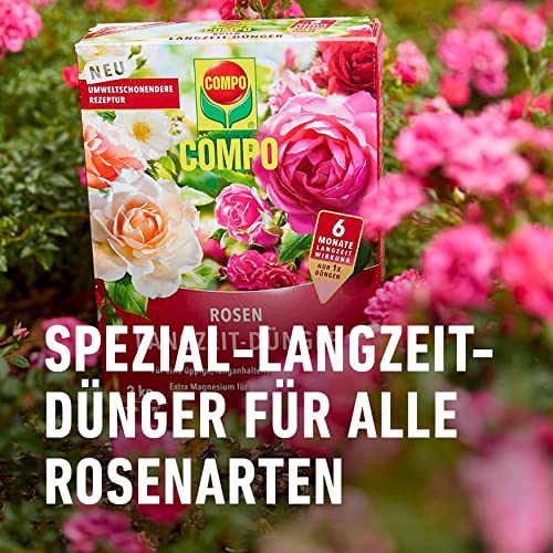 COMPO Rosen Langzeit-Dünger 2 kg, 6 Monate Wirkung, Rosendünger – Ansicht 3