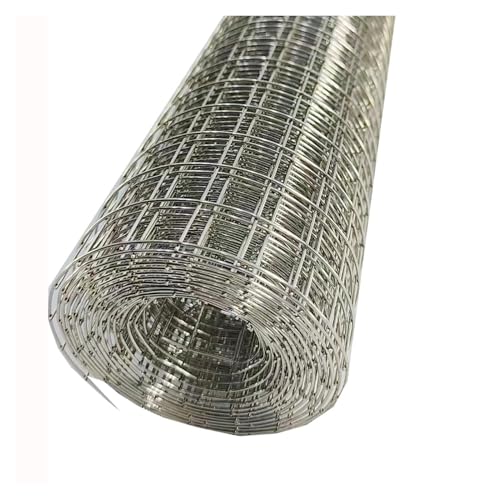 VXHCS Malla de Alambre Acero Inoxidable, Protección Plantas Nuevas 1cm/0,8mm Valla para Animales y Aves Corral(0.6x26m)