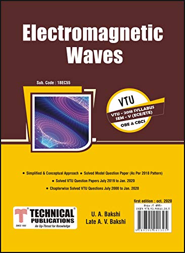Electromagnetic Waves For BE VTU Course 18 OBE CBCS V ECE 18EC55 