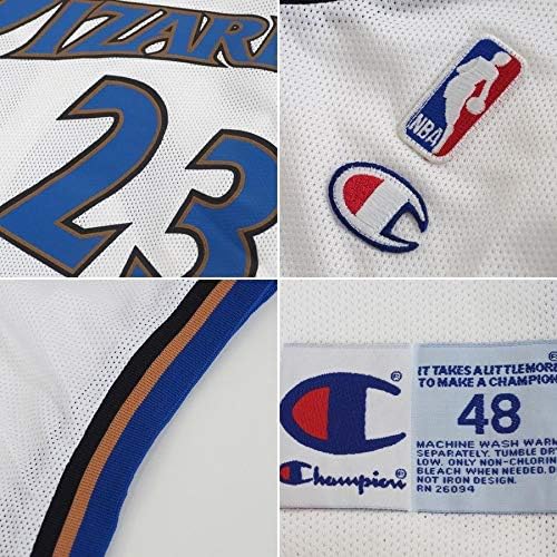 Amazon Co Jp マイケル ジョーダン レプリカ ユニフォーム ジャージ ウィザーズ Nba チャンピオン Champion ホーム ホワイト 52 Xxl 並行輸入品 ファッション