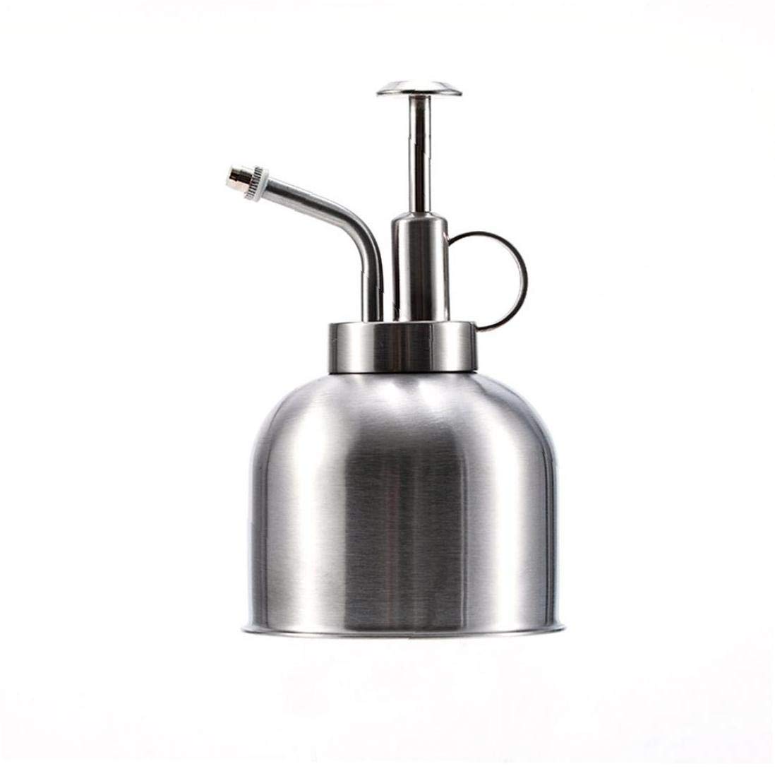 Kacniohen Watering Can Plant, 300ml Plant Mister Stainless Steel Watering Spray Bottle Mini Copper Spray Bottle Decorative for Garden Plants Flower, Potted Plants, Silver