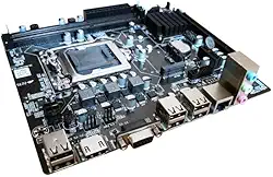 Placa-Mãe Blue.case BMBH61-D2HG-M2EXR2BLK – Micro ATX LGA 1155 DDR3 H61 com slot M.2 NVMe, HDMI/VGA, 10 USB 2.0