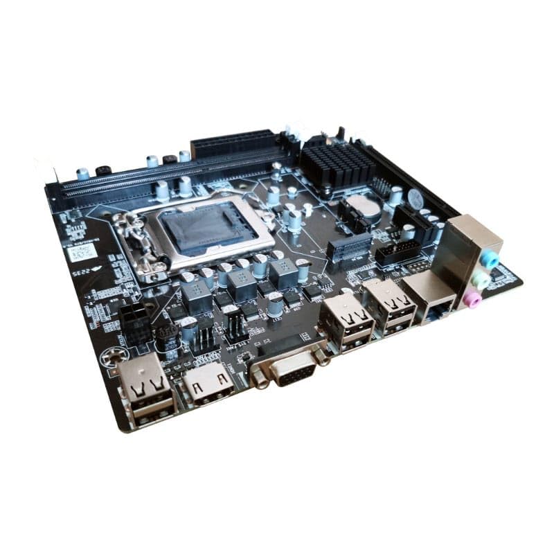 Placa-Mãe Blue.case BMBH61-D2HG-M2EXR2BLK – Micro ATX LGA 1155 DDR3 H61 com slot M.2 NVMe, HDMI/VGA, 10 USB 2.0