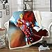 POMJK Iron-Man Manta de forro polar con impresión 3D, diseño de dibujos animados de Los Vengadores, manta de sofá de microfibra para cama (17,150 x 200 cm)