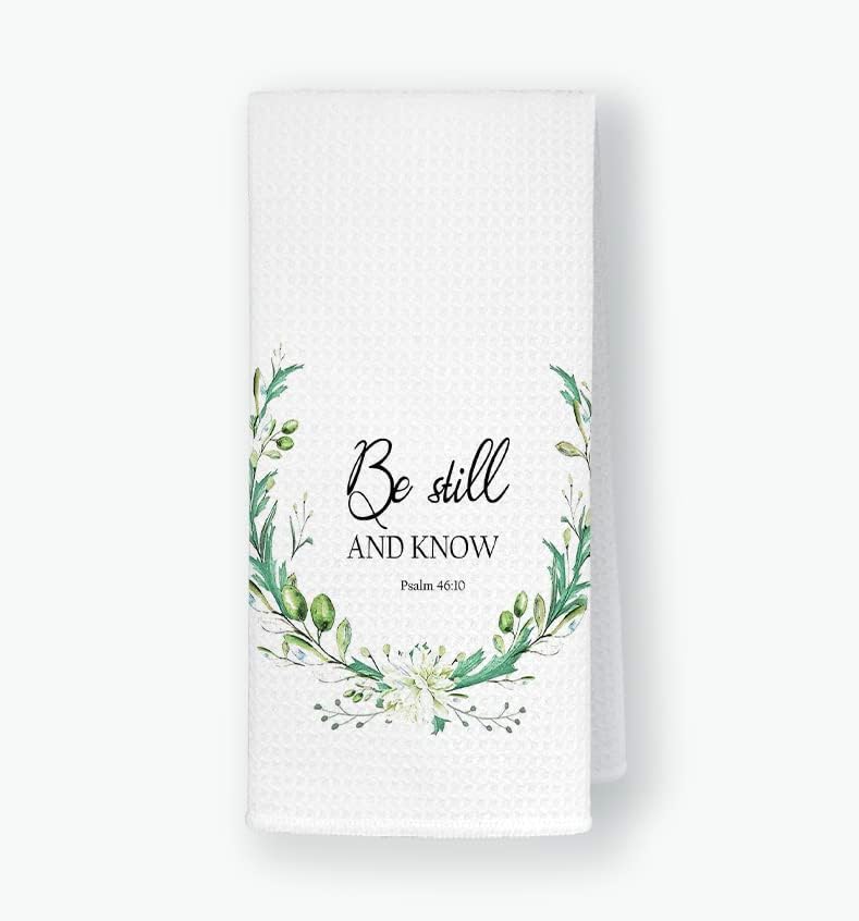 Amazon.com: QODUNG Bible Scripture Psalm 46:10 Be Still and Know Soft ...