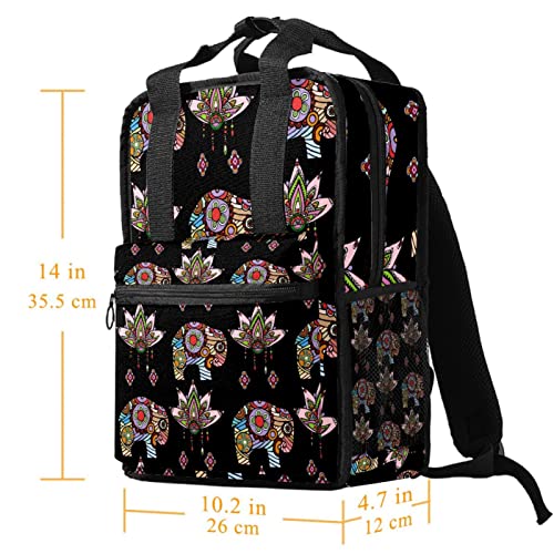 Sac à dos pour garçons motif coraux cartable pour filles réglable - 5