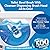 500 Brushes Blue Toilet Bowl Cleanser Tablet Refills, Replacement Toilet Bowl Cleaner Tablets, Each Tablet Lasts Up to 4 Months, 9 Pack