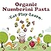 Food to Live Organic Numberini Pasta - Eat. Play. Learn, 8.8 oz (Pack of 2) – Multicolor Italian Fun Kid's Pasta, Made with Roots and Vegetables, Non-GMO, Bulk