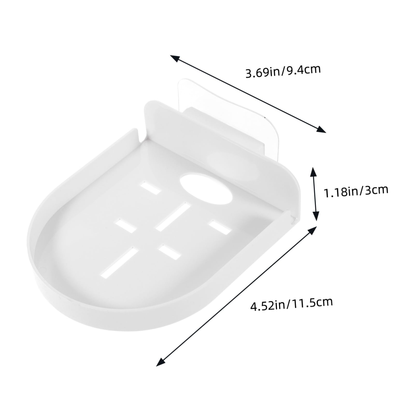 STOBAZA Security Camera Bracket Wall-Mounted Router Storage Rack Easy to Install Black