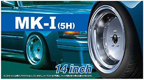 青島文化教材社 1/24 ザ・チューンドパーツシリーズ No.67 マーク1/5H 14インチ プラモデル用パーツ
