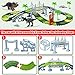 HOMOFY Dinosaur Toys 142pcs Slot Car Race Flexible Tracks 2 Dinosaurs,Create A Road Toys for 3 4 5 6 Year Old Boys Girls Toddlers Birthday Gifts