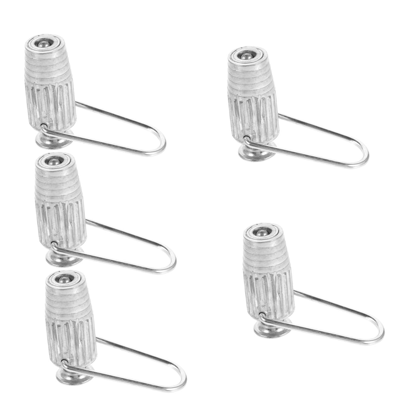 TOYANDONA 5stücke Wäscheleinenspanner aus Aluminium für Drahtspannung Leinenspanner und Drahtklemme zum Einfachen Spannen von Wäscheleinen im Garten Balkon Metallseilspanner für Outdoor-Nutz