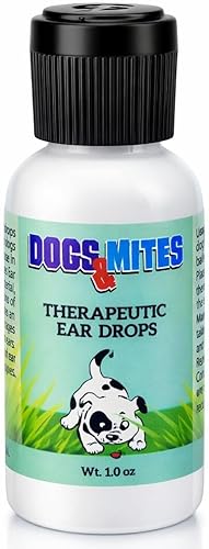 Demodex Mange - Gotas de aceite para los oídos para perros y cachorros con canal auditivo, gotas naturales para los oídos para perros con picazón en