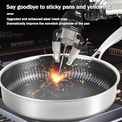Sartén Wok Antiadherente con Tapa, Acero Inoxidable 28 cm miniatura 4