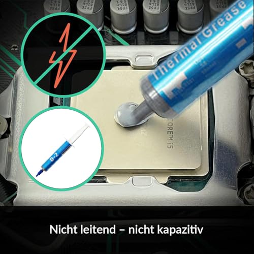 Pasta térmica, Pasta térmica para disipador térmico - Grasa térmica de impedancia térmica,Pasta térmica de 3/7/15 g de Alto Rendimiento para refrigeradores de CPU/GPU para procesadores de CPU - imagen 7