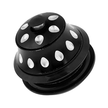 Mohit Enterprises Aluminum Alloy Bicycle Headset Top Cap Stem Cover for MTB Road Bike 44mm Black (54028364JEL)