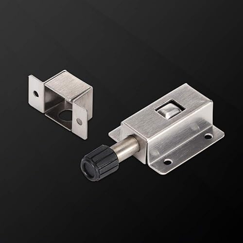 Miniatura 5 de Pestillo con resorte de tamaño pequeño  Cerradura de seguridad para puerta  Perno de barril de metal con resorte  Pestillo de puerta resistente de