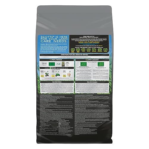 Scotts Turf Builder Triple ActionI, Weed Killer and Preventer Plus Lawn Fertilizer, 4,000 sq. ft., 11.31 lbs.