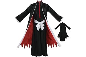 Kurosaki Ichigo Anime Cosplay Costume Kimono Uniform with Mask