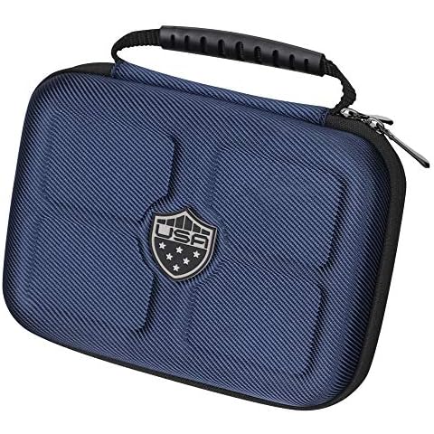 LZFAN Swing Caddie sc300i Golf Launch Monitor Case 7.9 x 5.7 x 2.1 in Travel Case Compatible for Remote, USB Cable & Accessories Cover