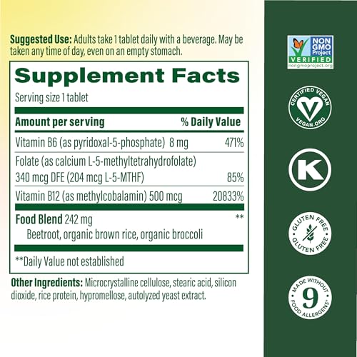 MegaFood Methyl B12 Mini Tablets