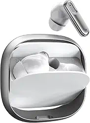 Fone de Ouvido Bluetooth 5.4 Intra-Auricular, Áudio Estéreo Hi-Fi Sem Fio, Microfone com Cancelamento de Ruído, Estojo Giratório, 3 Tamanhos de Pontas, Bateria de 36h – Branco