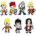 WYXIN 7Pzs 17Cm Anime Naruto Q Versione Uzumaki Naruto Kakashi Uchiha Itachi Kurama Bambola della Peluche per Bambini Divertente Gioia Giocattolo Kawaii Regalo di Compleanno