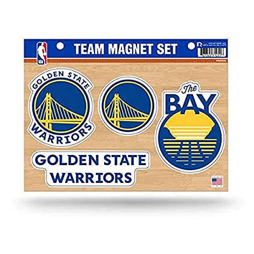 Rico Industries NBA Golden State Warriors Die Cut Team Magnet Set Sheet, 8.5 x 11-