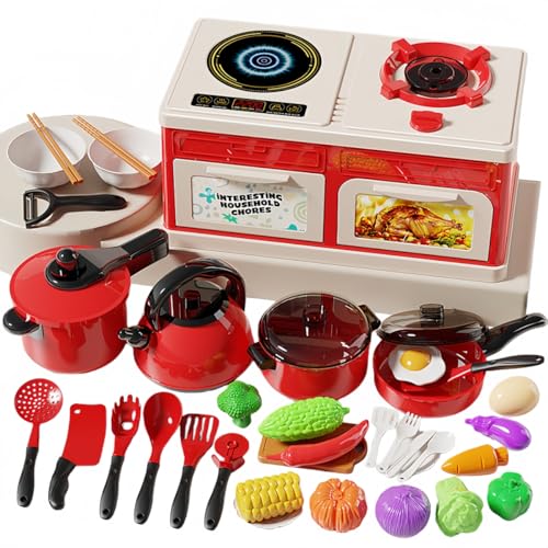 miluFox�y3��6�Βj�����p�z���܂܂��ƃL�b�`���Z�b�g �{�i�I�Ȓ����ߋ�b�q���p�̃V�~�����[�V�����R������E�H��t���b�a�����v���[���g�i���̎q/�j�̎q�j (�Ԃł�,44�_�Z�b�g�ł�)