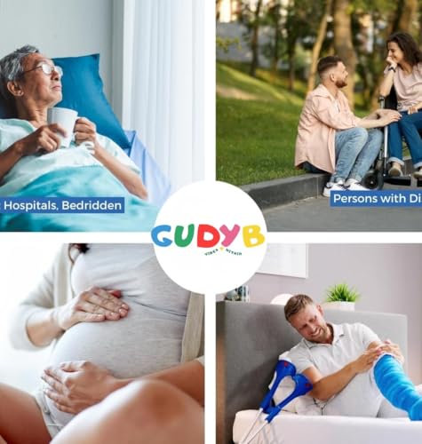 Image of Unisex Plastic Bedpan with Lid | Durable Polypropylene Bed Pan for Men & Women | Portable, Easy to Clean, Lightweight & Reusable Hospital Bedpan for Home, Elderly, and Patient Care