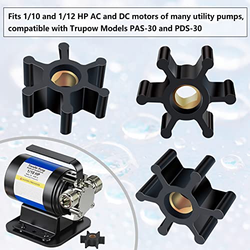 image for 2 Pack Utility Pump Replacement Impeller for Utility Water Transfer Pu