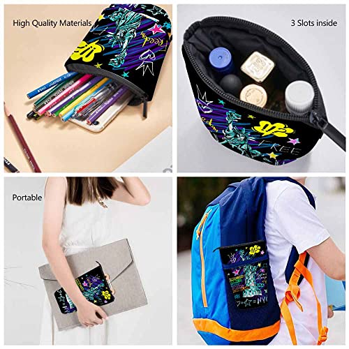Image of Swono Statue Of Liberty Pencil Case New York City Freedom Doodles Standing Pencil Case Pencil Holder Pencil Pouch Cosmetics Pouch Makeup Office Bag Colorful