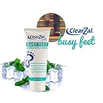 Clearzal Busy Feet Cooling Energizing Foot Cream, Packed with Menthol for Pain Relief for Tired Achy Feet, Refreshes and Rejuvenates, Helps to Provide Relief from Neuropathy, 3.4 Ounce Tube - Image 3