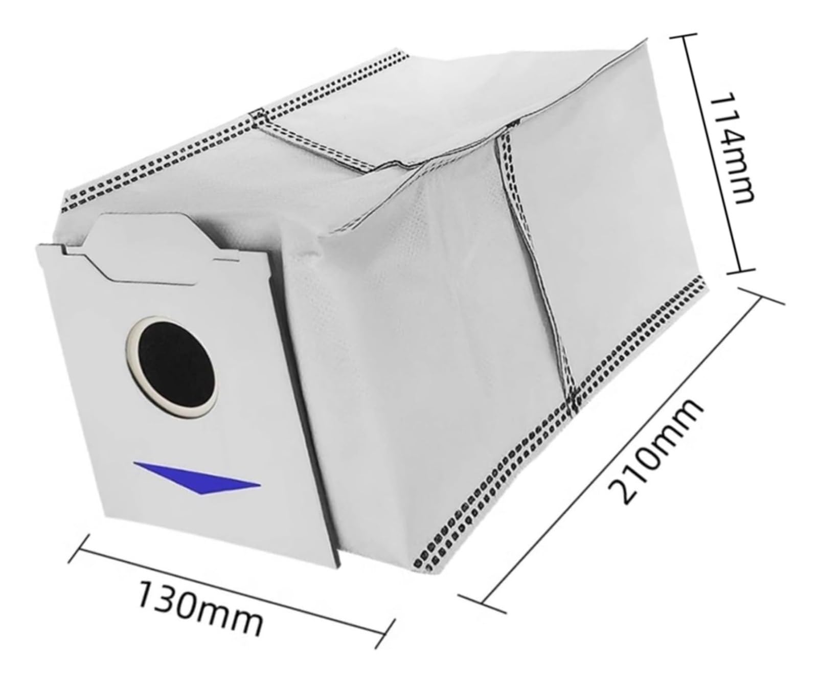 Paquete de 10 bolsas de repuesto de gran capacidad for aspiradoras Ecovacs DEEBOT N30 Omni y N30 Pro.