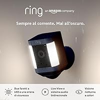 Ring videocamera Plus con faretti a batteria (Spotlight Cam Plus)