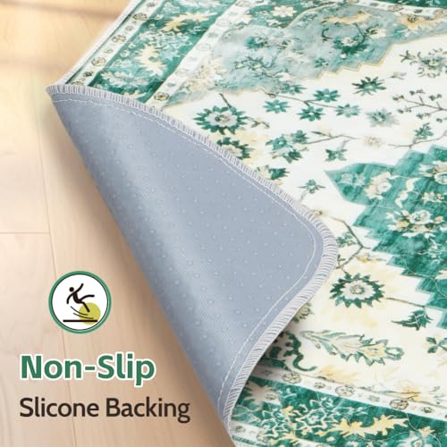 Image of Washable Pee Pads for Dogs, 2 Pack Reusable Puppy Training Pads 60 inchx48 inch Super Absorbent Waterproof Dog Training Pads, Non-Slip Potty Pads, Whelping Pads Litter Mat Green Medallion