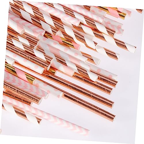 NOLITOY 150 pitillos de papel desechables para fiestas miniatura 3