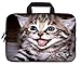 iColor Kitten 11.6" 12" 12.1" 12.2 Inch Neoprene Laptop Carrying Bag Case, Protective Chromebook Ultrabook Sleeve Case Cover Compatible with Most 11.6"-12.2" Inch Netbooks/Laptops/Notebooks(IHB12-08)