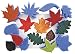 Roylco R55004 Art Sponges, Leaf Shapes, Cornflower Blue (Pack of 12)
